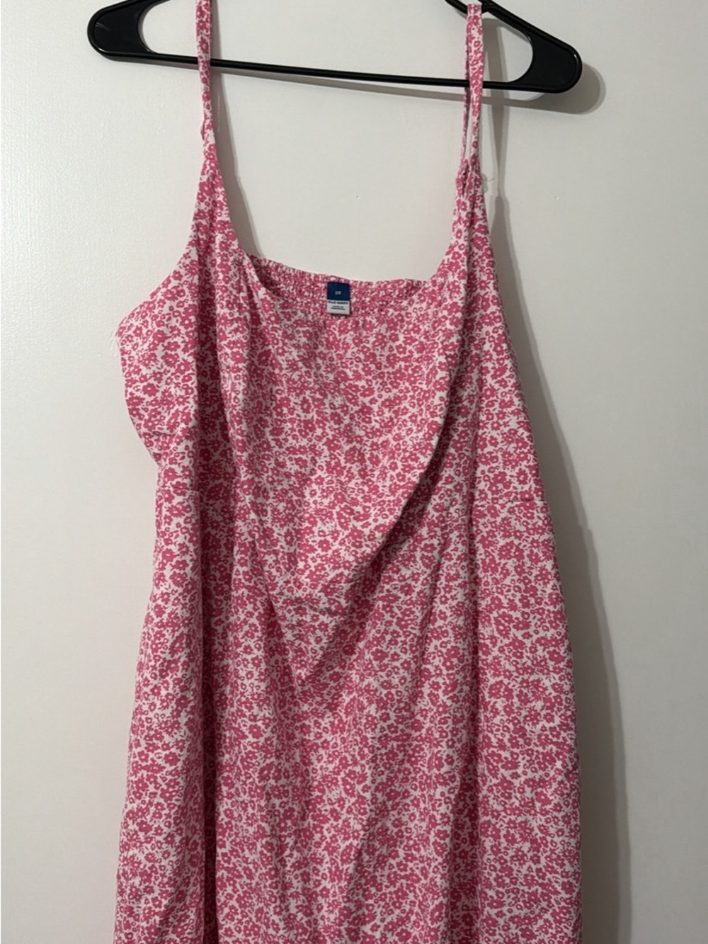 Old Navy Pink Floral Cowl-Neck Spaghetti Strap Camisole